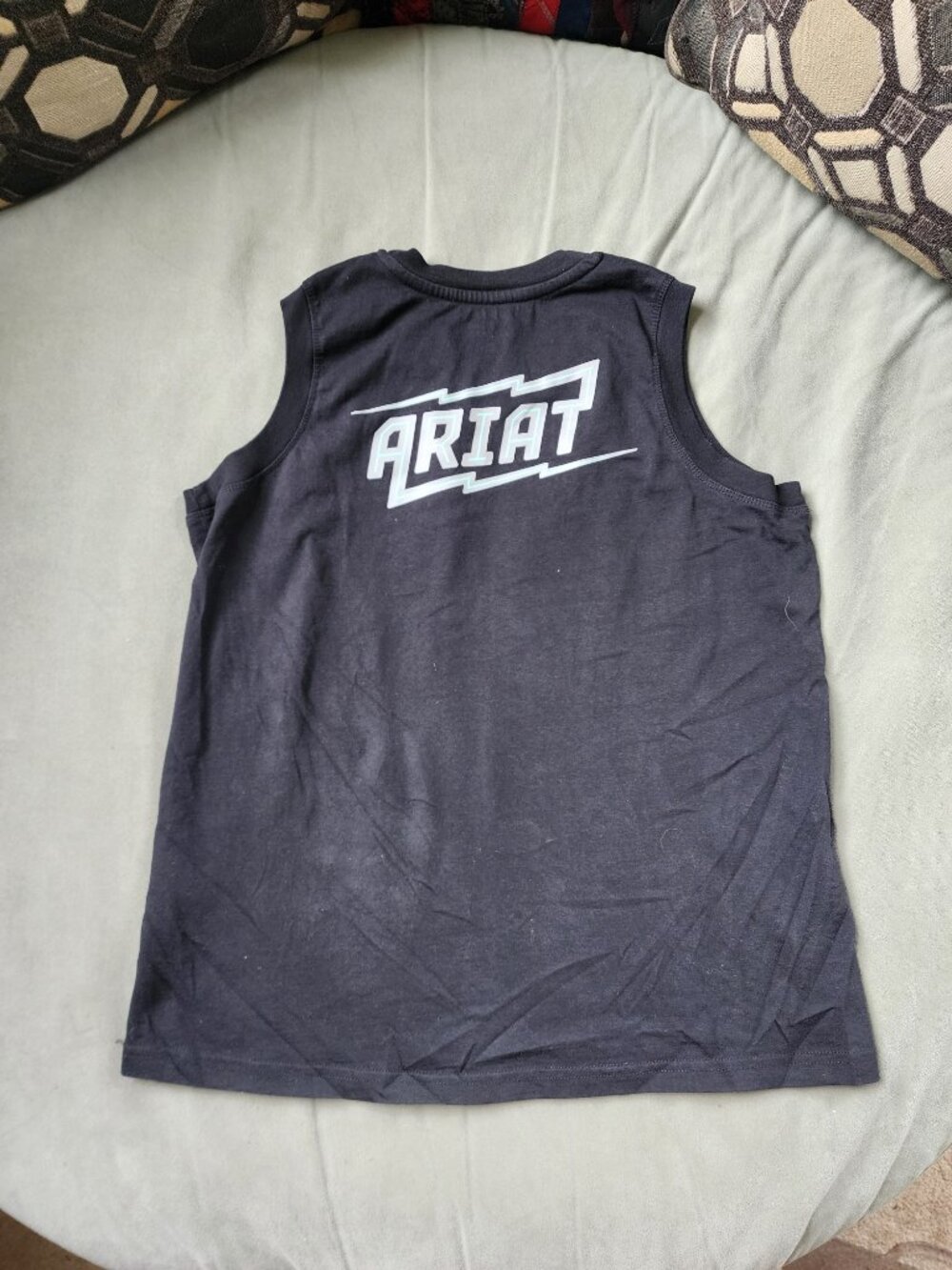 Ariat Women’s Rebar Cotton Strong™ Bolt Tank Top in size Medium (Black)